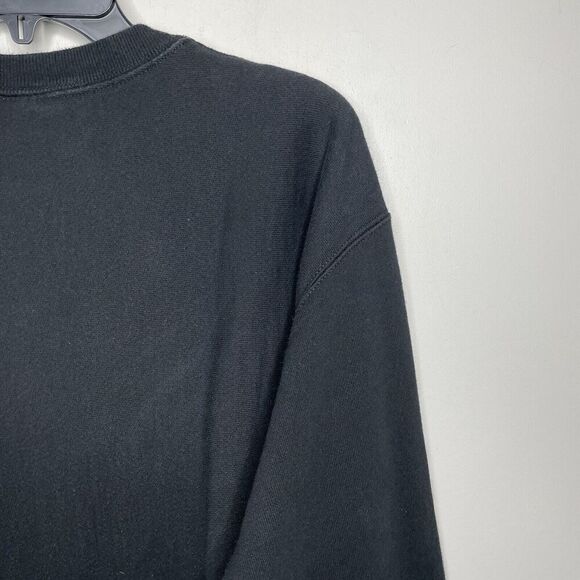 CHAMPION Reverse Weave Sweatshirt Men Large Black Day of the Dead Skull Logo - Picture 5 of 9